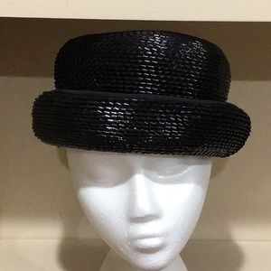 Vintage Black bowler hat